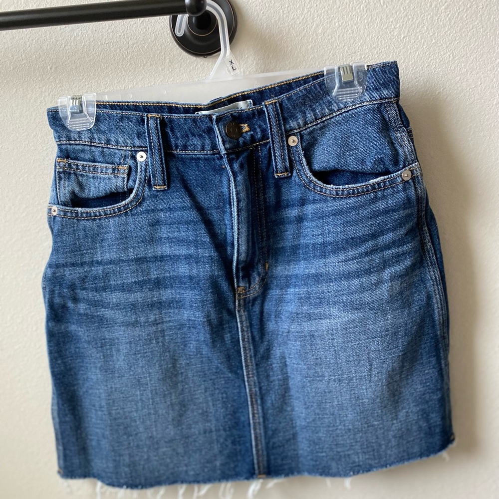 Madewell Denim miniskirt